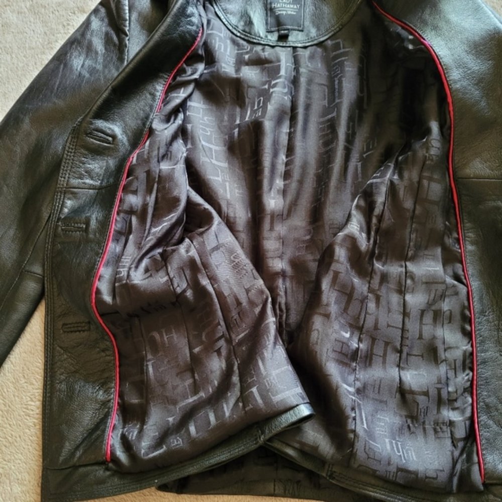Lady Hathaway leather jacket size small - Picture 10 of 15